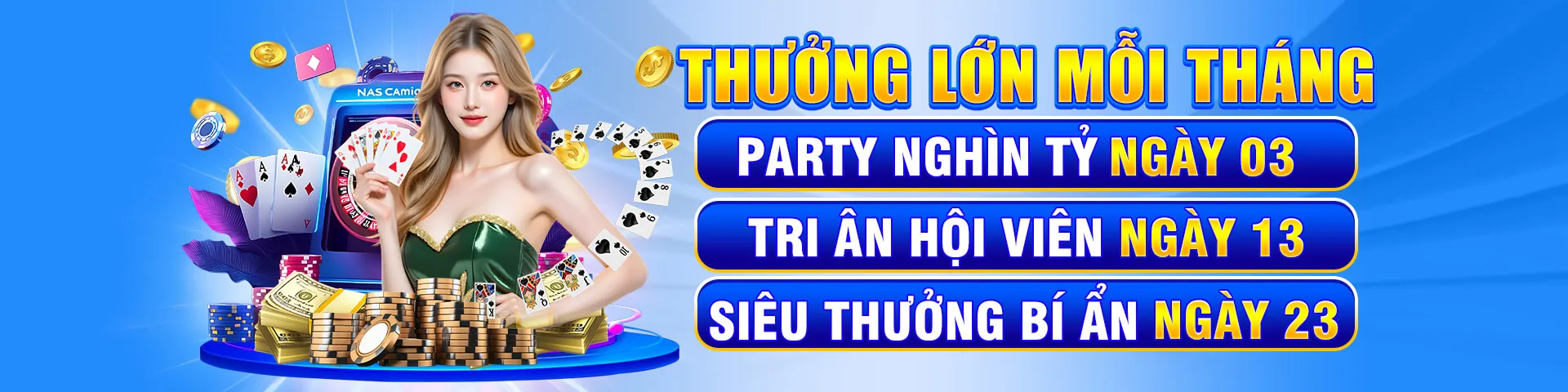 Banner casino trực tuyến rg8369 với dealer xinh đẹp
